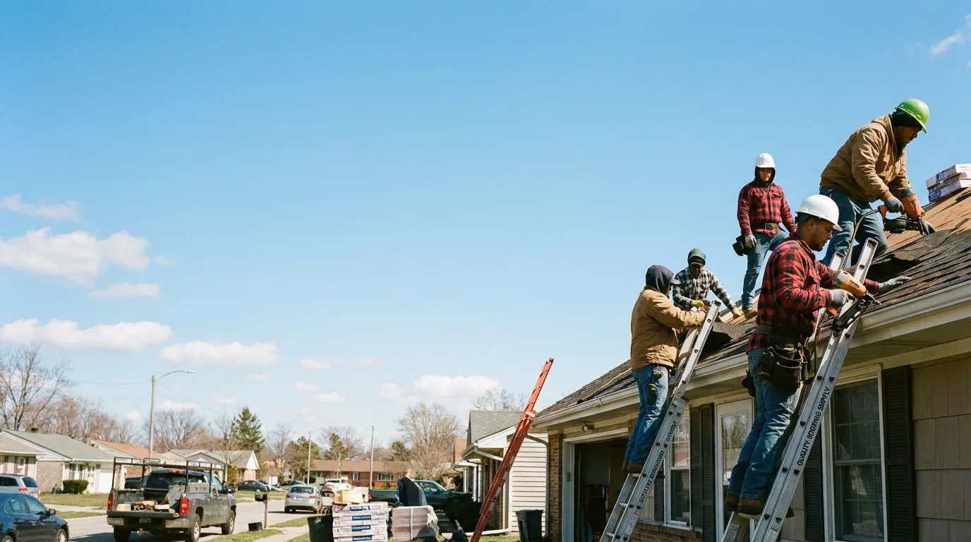 Roofing in La Motte, IA near me